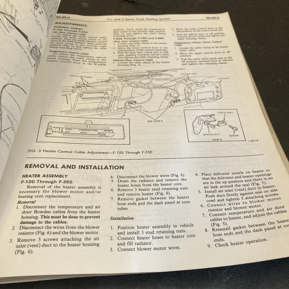 1975 Truck Shop Manual Volume 3&4 Electrical & Body (1 Book)